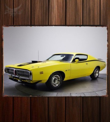 Металлическая табличка Dodge Charger Super Bee